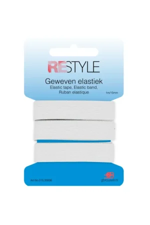 Populair Restyle Geweven Elastiek 15mm