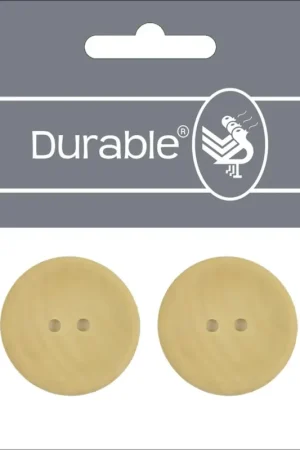 Durable 020.1299 Knoop blanco 30mm, 2 stuks Lage Kosten