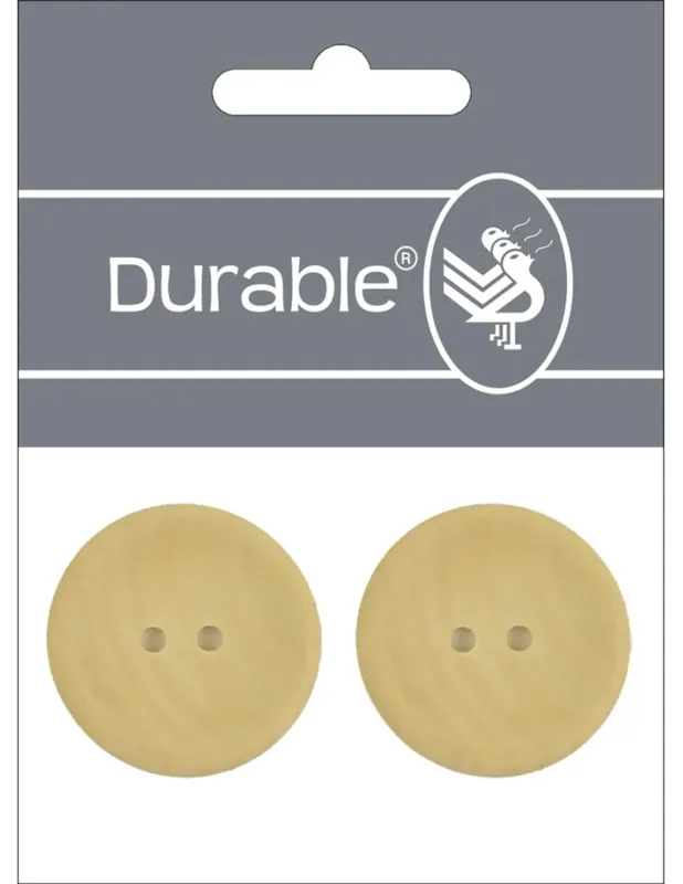 Durable 020.1299 Knoop blanco 30mm, 2 stuks Lage Kosten