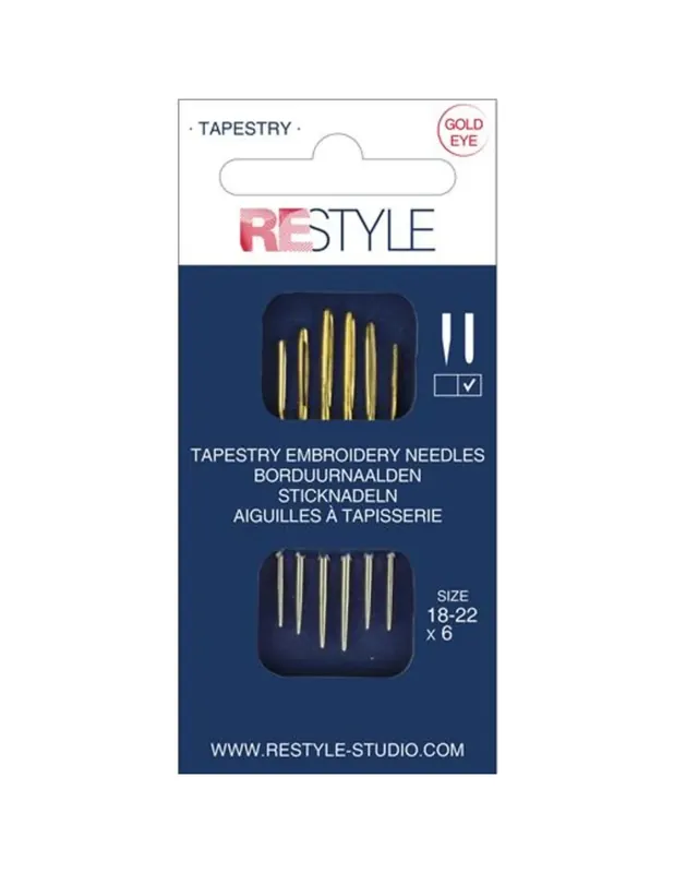 Bestel Nu ReStyle 015.10610 Borduurnaalden met ronde punt 18 - 22, 6 stuks