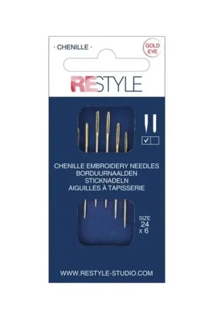 ReStyle 015.10638 Borduurnaalden met scherpe punt 24, 6 stuks Meest Verkocht