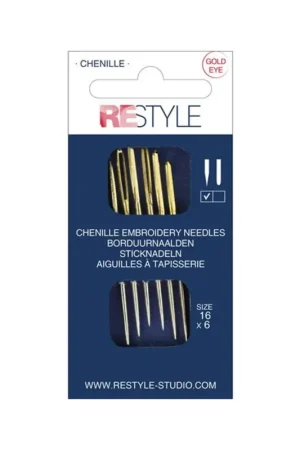 ReStyle 015.10634 Borduurnaalden met scherpe punt 16, 6 stuks Dagaanbieding