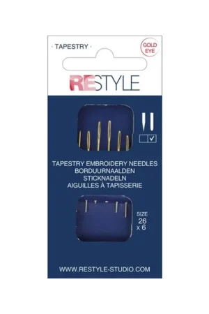 ReStyle 015.10619 Borduurnaalden met ronde punt 26, 6 stuks Fabrieksprijs