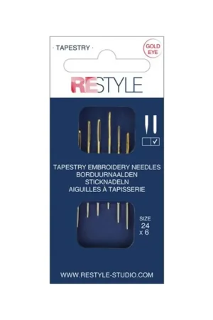 ReStyle 015.10618 Borduurnaalden met ronde punt 24, 6 stuks Populair