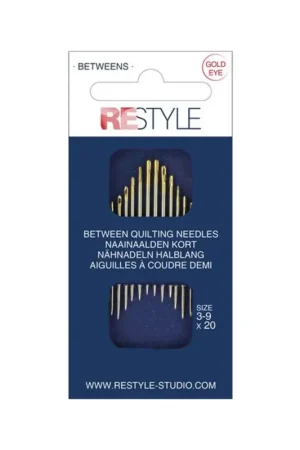 ReStyle 015.10310 Betweens naainaalden kort 3 -9, 20 stuks Gereduceerde Prijs