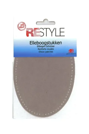Populair Restyle Elleboogstukken suèdine 14 cm x 9,5 cm opstrijkbaar