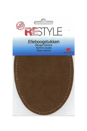 Bestseller Restyle Elleboogstukken suèdine 14 cm x 9,5 cm opstrijkbaar