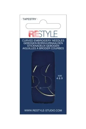 Aanbieding ReStyle 015.10640 Gebogen Borduurnaalden maat 4 en 9