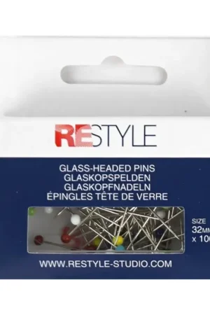 Hete Deal Restyle Glaskopspelden staal 0,60 x 32 mm 100 stuks
