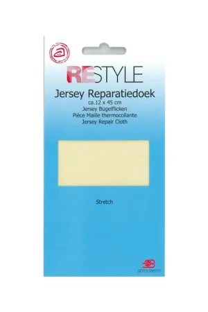 Restyle Jersey reparatiedoek 12 cm x 45 cm Flitsaanbieding