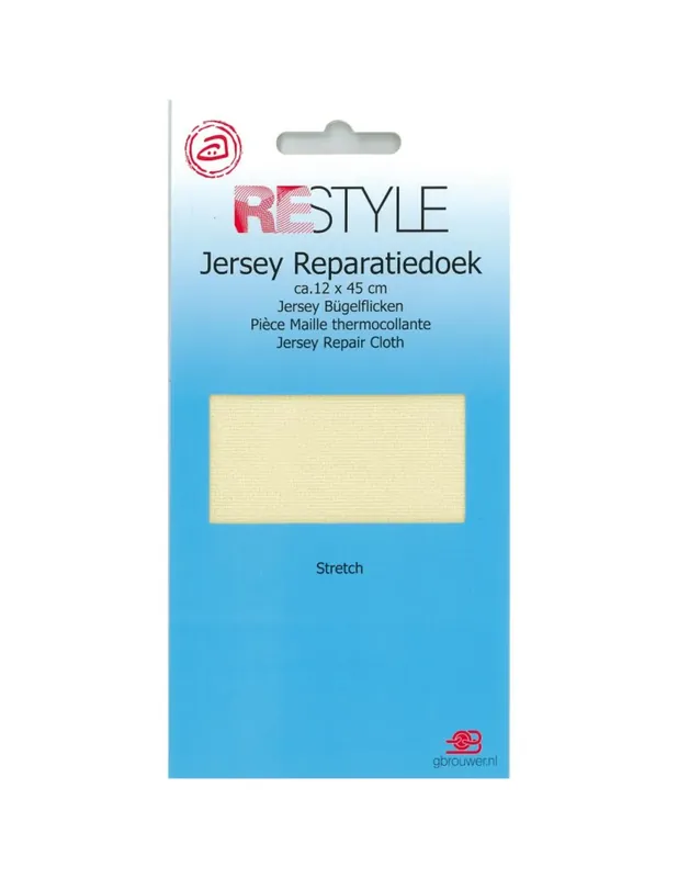 Restyle Jersey reparatiedoek 12 cm x 45 cm Flitsaanbieding