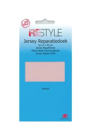 Laatste Kans Restyle Jersey reparatiedoek 12 cm x 45 cm