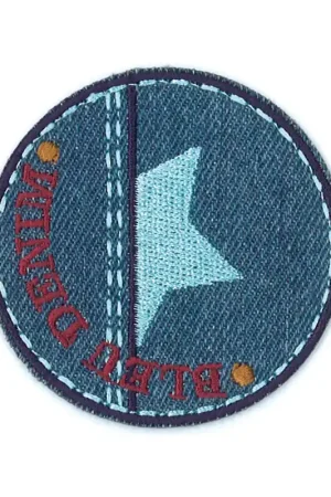 Applicatie Blue Denim Star Superprijs