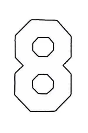 Applicatie Flockcijfer 15cm Seizoensaanbieding