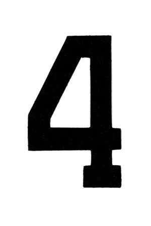 Applicatie Flockcijfer 15cm Alleen Vandaag