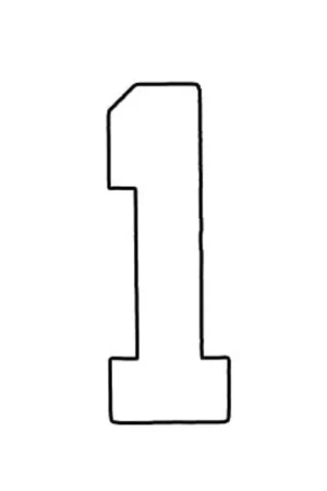 Alleen Vandaag Applicatie Flockcijfer 15cm