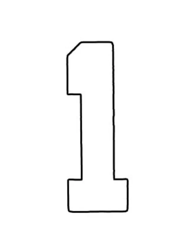 Alleen Vandaag Applicatie Flockcijfer 15cm