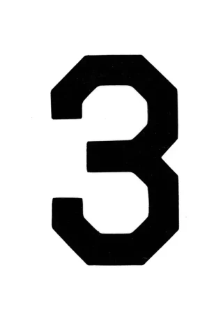 Applicatie Flockcijfer 15cm Meest Verkocht