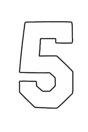 Applicatie Flockcijfer 15cm Laatste Kans