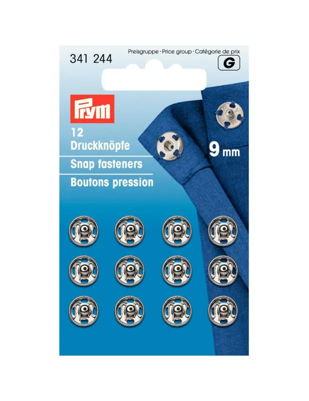 Prym Drukkers zilverkleurig Betrouwbaar