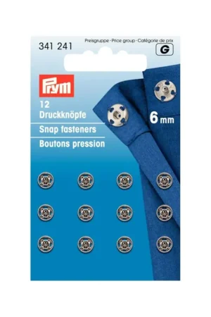 Prym Drukkers zilverkleurig Premium