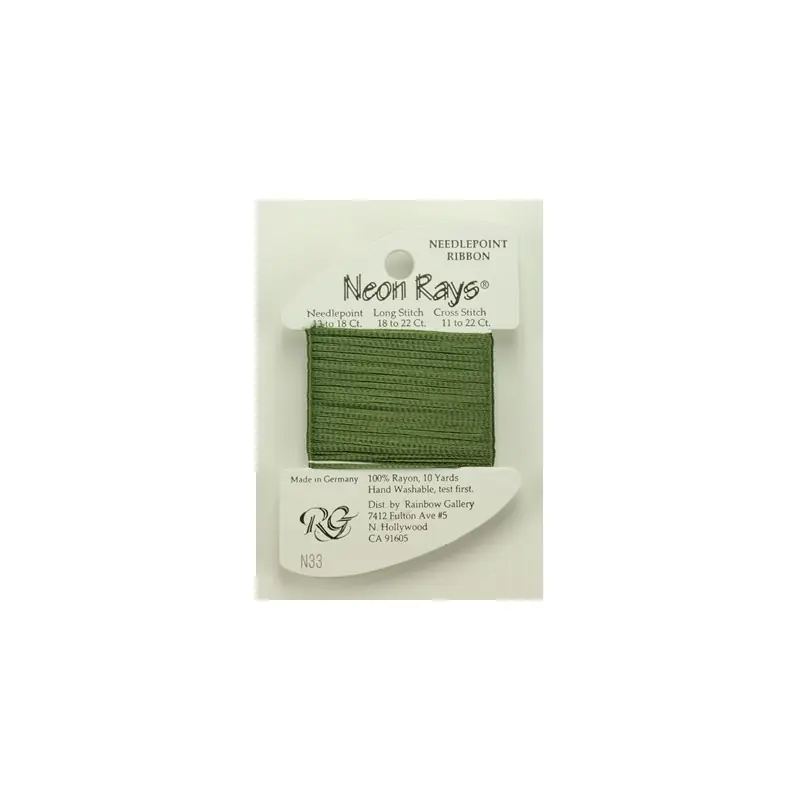 Actieprijs Neon Rays Loden Green - Rainbow Gallery