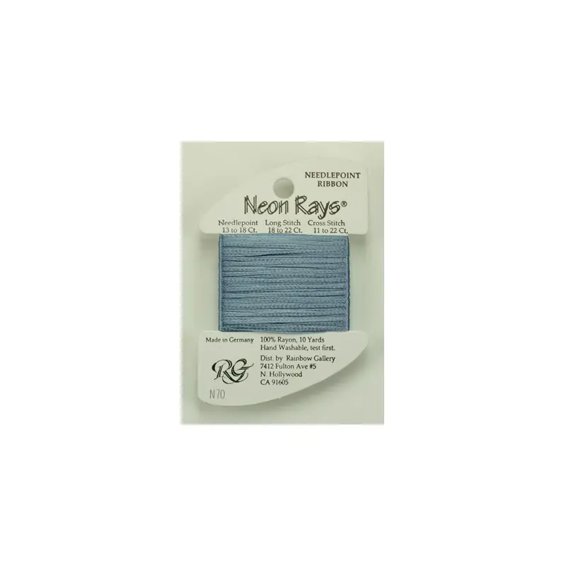 Exclusieve Aanbieding Neon Rays Pale Denim - Rainbow Gallery