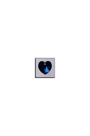 Betaalbaar Crystal Treasures Small Heart-Bermuda Blue - Mill Hill