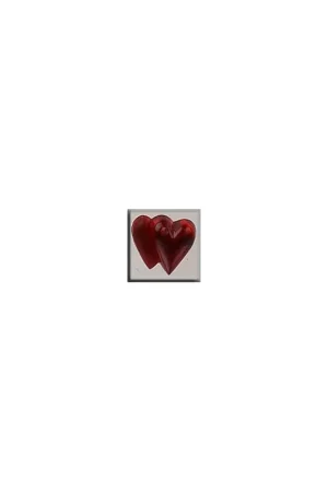 Fabrieksprijs Glass Treasures Doubled Heart-Ruby - Mill Hill