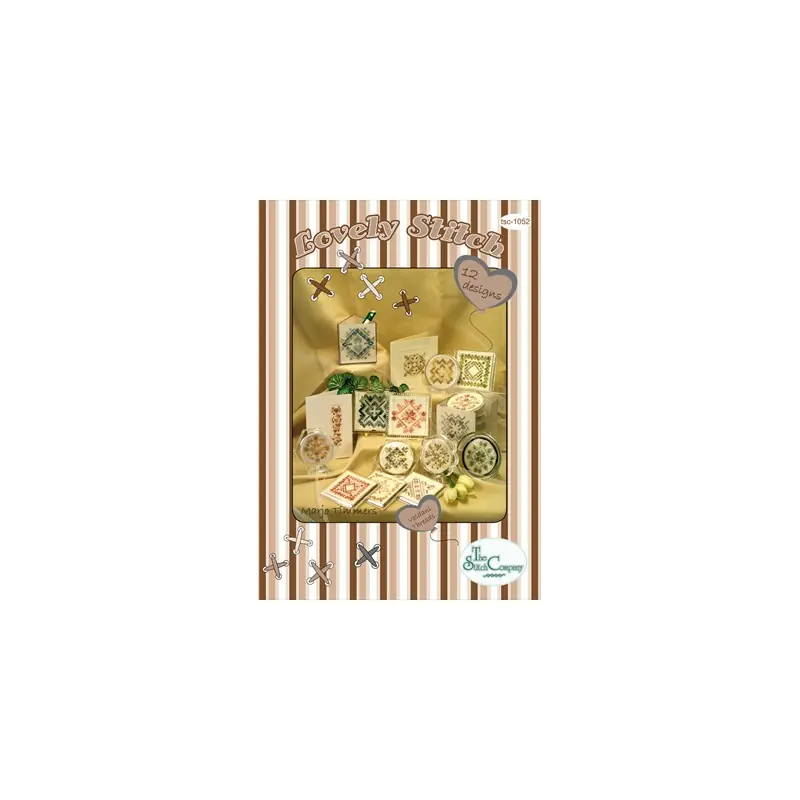 Hardangerpatroon 12 Coaster Designs Valdani - The Stitch Company Dagaanbieding