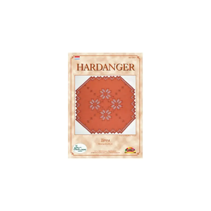 Hardangerpatroon Terra - The Stitch Company Exclusieve Aanbieding