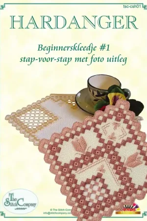 Hardanger Beginnerspakket 1 Roze - The Stitch Company Speciale Aanbieding