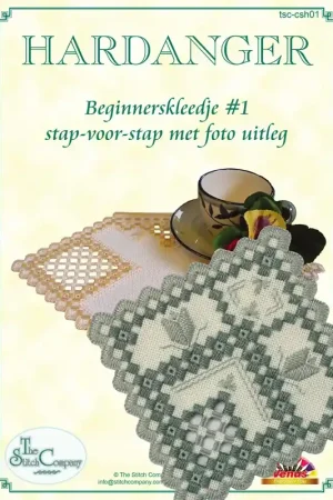Hardanger Beginnerspakket 1 Blauw - The Stitch Company Speciale Aanbieding