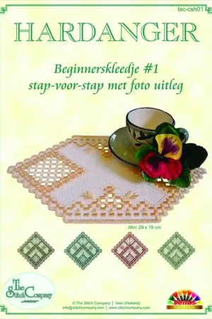 Gratis Verzending Hardanger Beginnerspakket 1 Geel - The Stitch Company