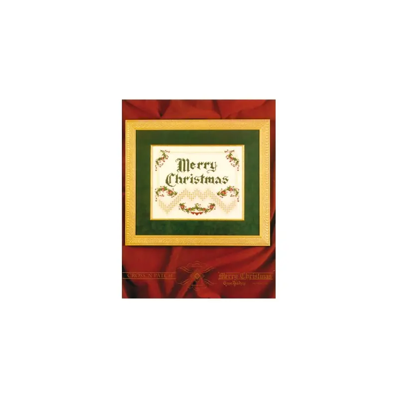 Tijdelijk Beschikbaar Hardangerpatroon Merry Christmas - Emie Bishop