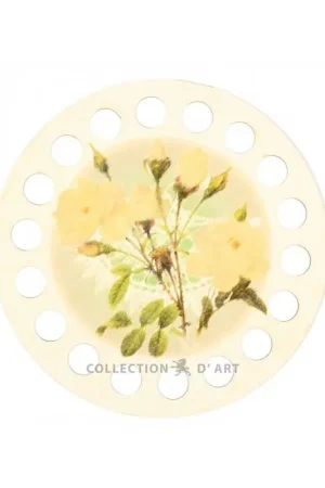 Borduurpakket Plywood organizer - Round with Yellow - RTO Express Levering