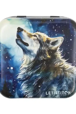 Midnight Snowfall Metallic Box - Leti Stitch Dagaanbieding