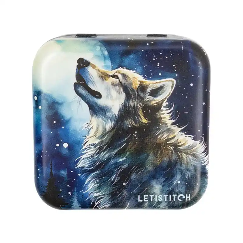 Midnight Snowfall Metallic Box - Leti Stitch Dagaanbieding