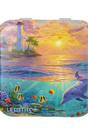 Dolphin Paradise Metallic Box - Leti Stitch Bestel Nu