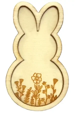 Op = Op Needle Minder Bothy Designs - Wooden Bunny - Bothy Threads