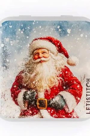 Gratis Verzending Santa Metallic Box - Leti Stitch