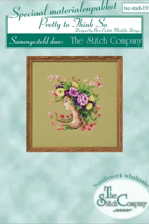 Direct Beschikbaar Materiaalpakket Pretty to Think So - The Stitch Company