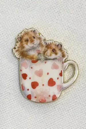 Gratis Verzending Needle Minder Hannah Dale - Hammy Anniversary - Bothy Threads