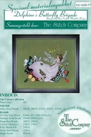 Actieprijs Materiaalpakket Delphine’s Butterfly Brigade - The Stitch Company