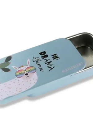 Gratis Retour No drama Llama Metallic Box - Leti Stitch