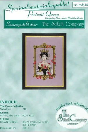 Gereduceerde Prijs Materiaalpakket Portrait Queen - The Stitch Company