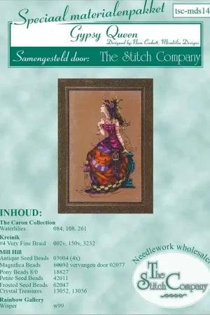 Materiaalpakket The Gypsy Queen - The Stitch Company Laatste Kans
