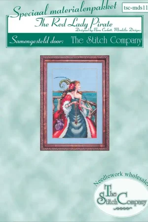 Materiaalpakket The Red Lady Pirate - The Stitch Company Dagaanbieding
