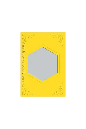 3 Passe-partout kaarten met Envelop Sunflower Yellow - The Stitch Company Dagaanbieding