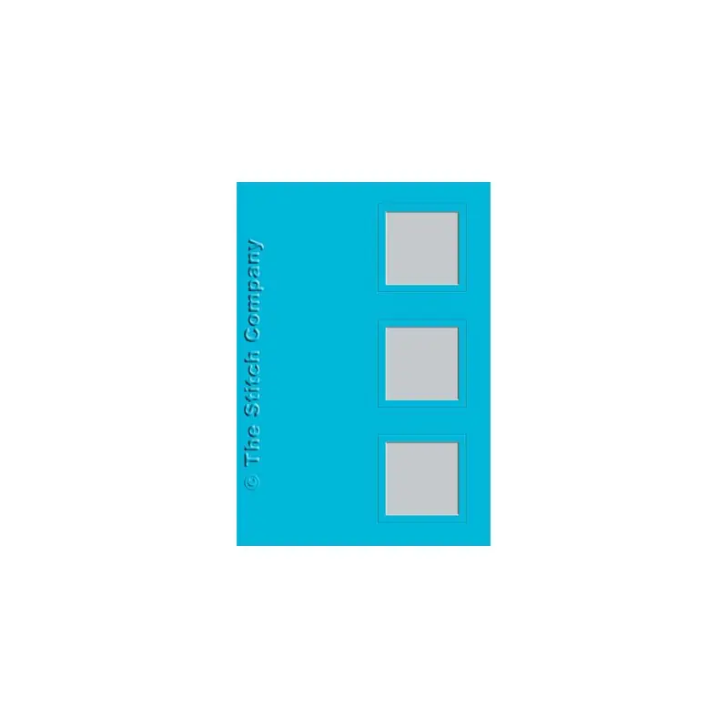 Merkproduct 3 Passe-partout kaarten met Envelop Ocean Blue - The Stitch Company